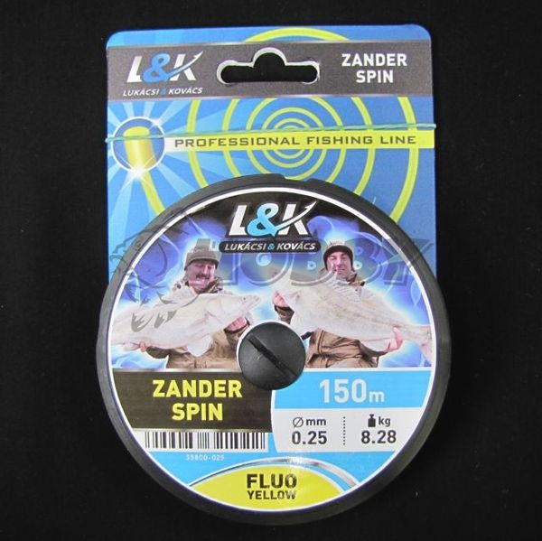 L&K Zander Fluo Spin 0,30mm/11,76kg/150m