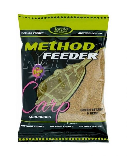 Lorpio Method Feeder Black Green Betaine+Hemp 700g