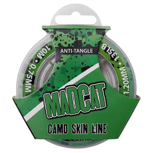Madcat Šnúra Camo Skin Line 0,75mm/1,20mm 60kg 10m Brown Camo
