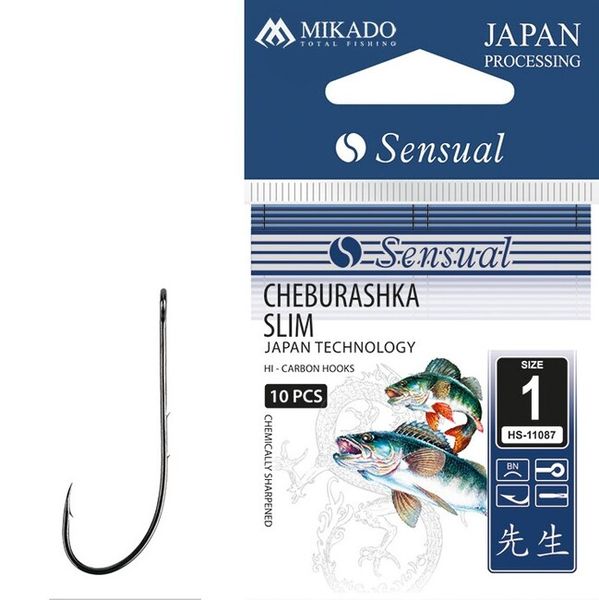 Mikado Háčiky SENSUAL-CHEBURASHKA slim v.2/0 (8ks)
