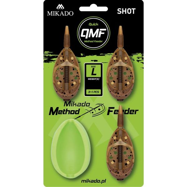 MIKADO Method Feeder Shot Q.M.F.Set L 20+30+40+forma