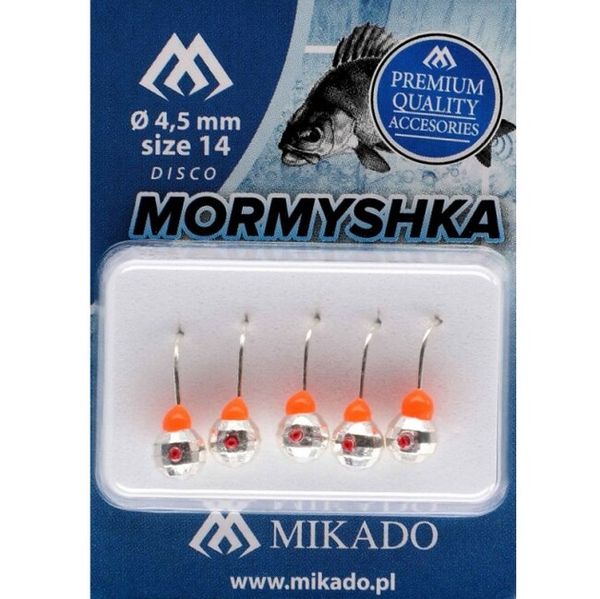 Mikado Mormyshka DISCO 3.5 - SILVER (strieborná) - 5ks