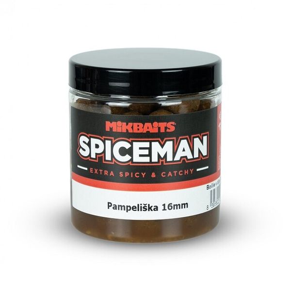 Mikbaits Boilie V Dipe Spiceman Pampeliška 16mm 250 ml