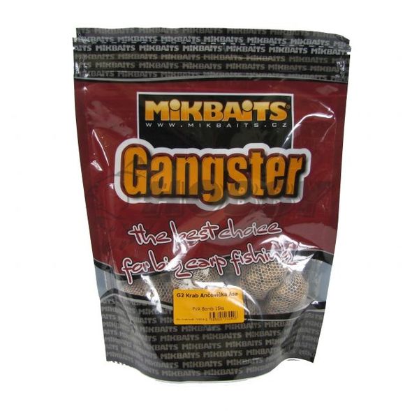 Mikbaits Gangster PVA Bomb 15ks - GSP Black Squid