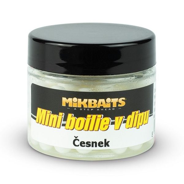 MikBaits Mini Boilie v Dipe Cesnak 50ml