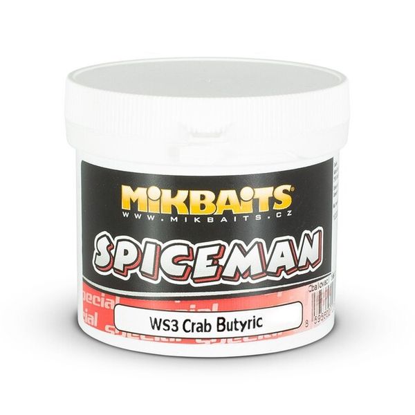 MikBaits Obalovačka SPICEMAN WS3 Crab Butyric 200g
