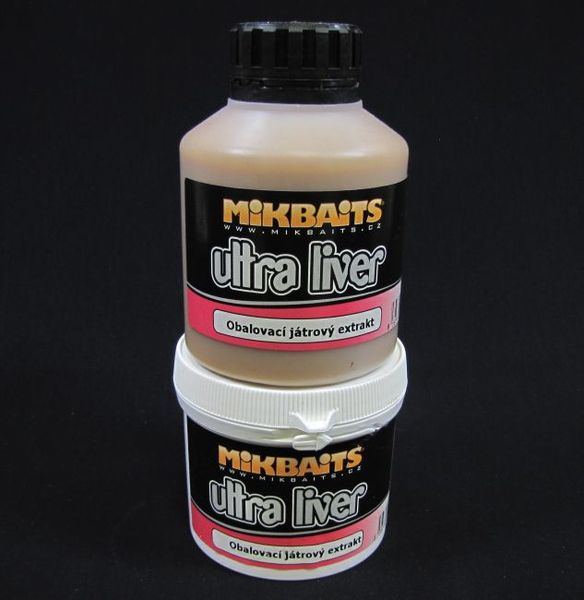 Mikbaits Ultra Liver 250ml + Obalovací extrakt 250ml (1+1)