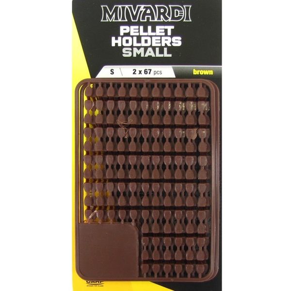 Mivardi peletové zarážky malé hnedé (2x67ks)