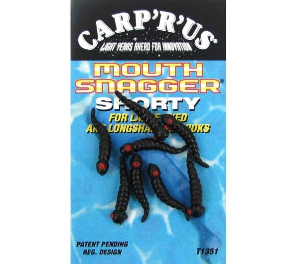 Carprus Mouthsnagger Shorty čierny 8ks