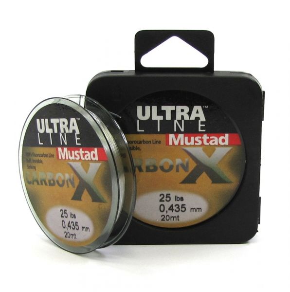 Mustad Ultra Line CarbonX Fluorocarbon 0.435mm/25lb/20m