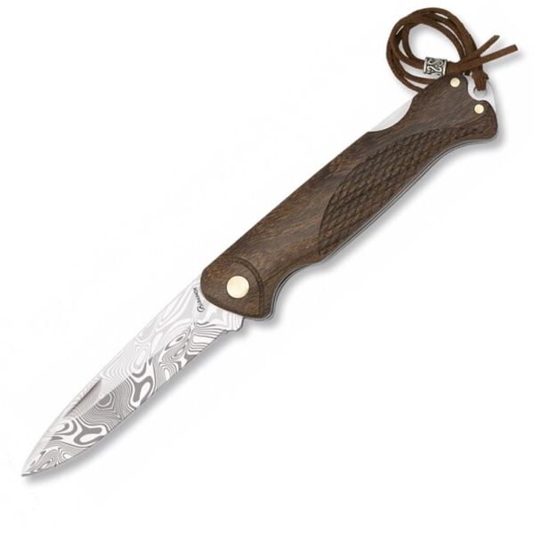 Nôž zatvárací lovecký Albainox MA18661 8cm - drevo