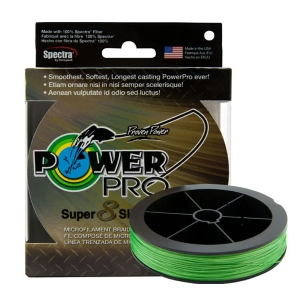 Pletená Šnúra PowerPro Sup 8 Slick V2 135m 0,13mm 8kg  Aqua Green