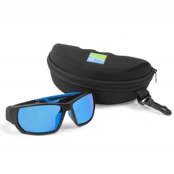 Preston Polarised Sunglasses Floater - Blue Lens