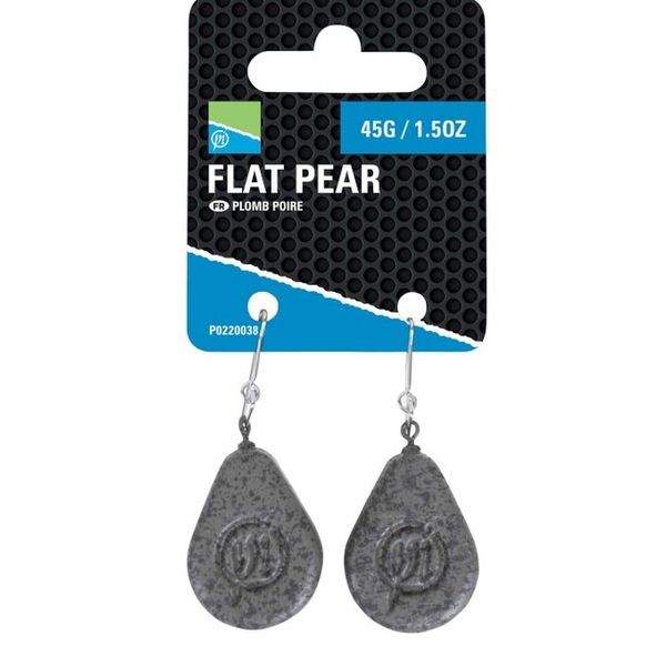Preston Záťaž Flat Pear 45g 2 kusy