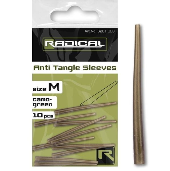 Radical Anti Tangle Sleeves M 10 ks camo - green