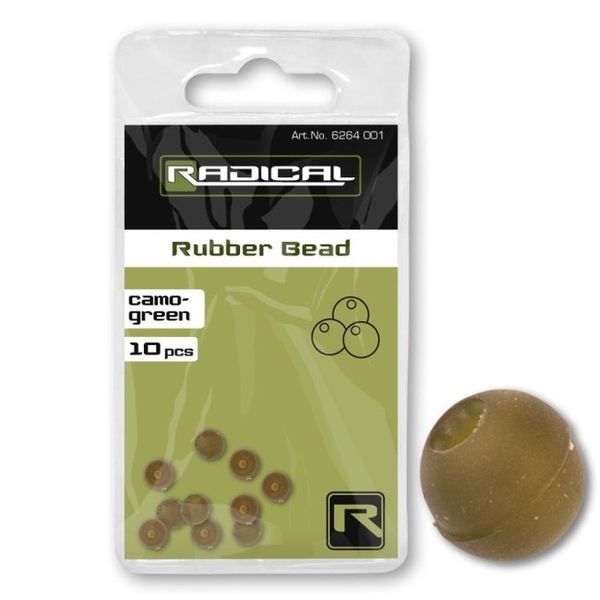 Radical Rubber Bead 10ks camo-green