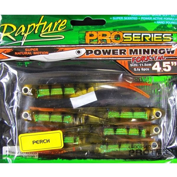 Rapture Pro Series Power Minnow Fork Tail Perch 11,5cm 6ks