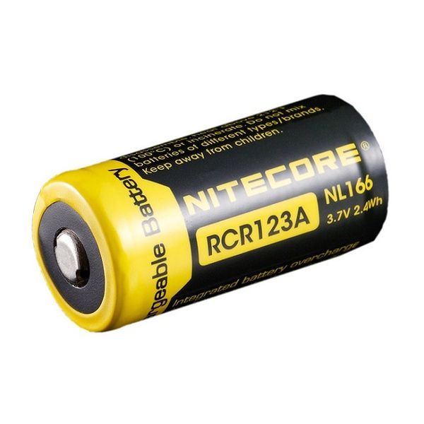 RCR123 Nitecore Nabíjacia batéria 3,7V 650 mAh