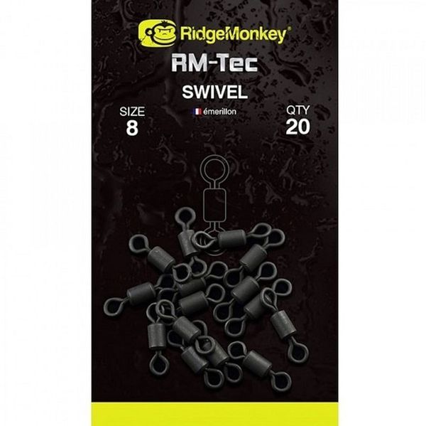 RidgeMonkey Obratlík RM-Tec Swivel Veľ.8 20k