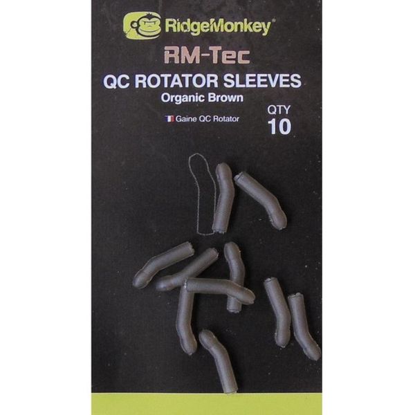 RidgeMonkey Quick Change Rotator Sleeves Organic Brown 10ks