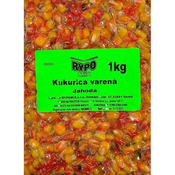 Rypo Mix Varená ochutená kukurica 1kg - Jahoda