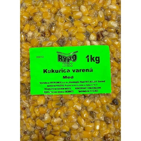 Rypo Mix Varená ochutená kukurica 1kg - Med