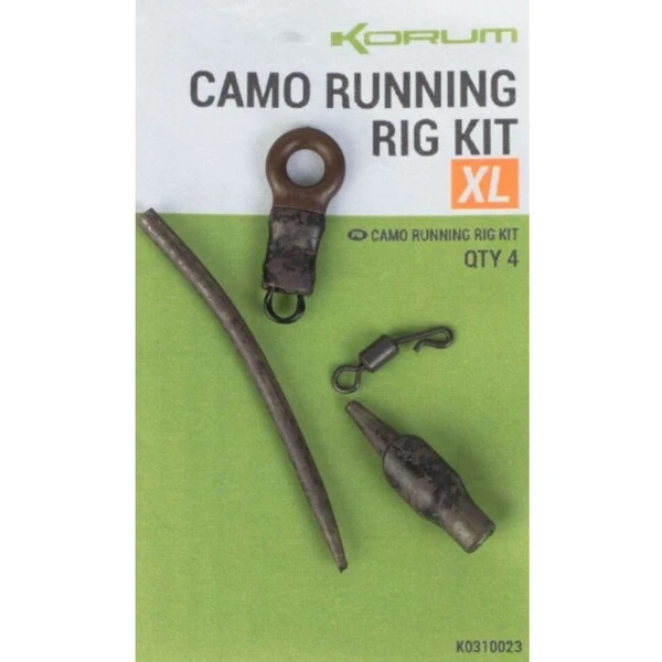 Sada na Montáž Korum Camo Running Rig Kit Extra Large 4ks