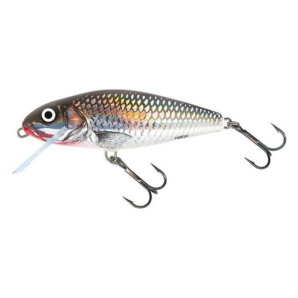 Salmo Wobler Perch Floating 8cm 12g Holographic Grey Shiner