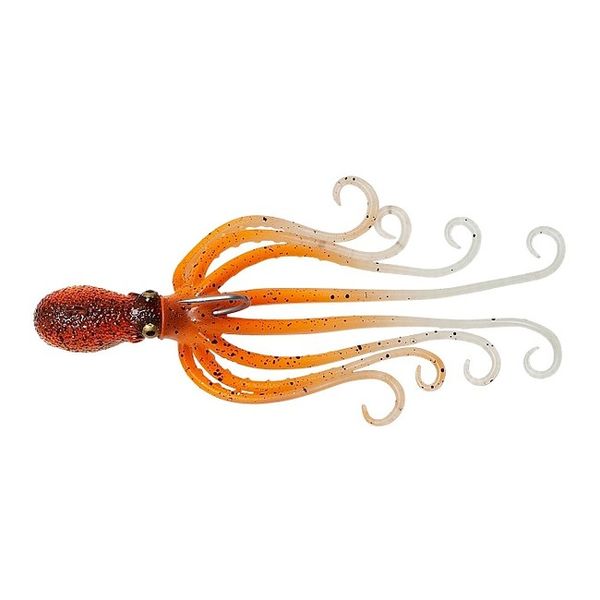 Savage Gear Gumová Nástraha 3D Octopus 22cm 300g UV Orange Glow
