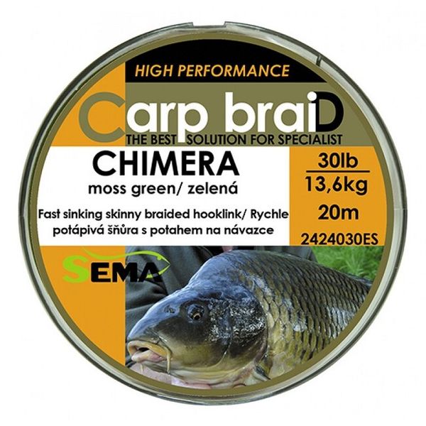 Sema Šnúra Chimera 20lb 9,10kg 20m zelená