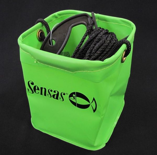 Sensas Green Bucket With Cord (02467)