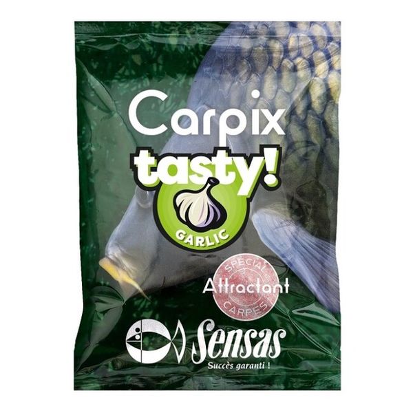 Sensas Práškový Posilovač Carpix Tasty Garlic (Cesnak) 300g