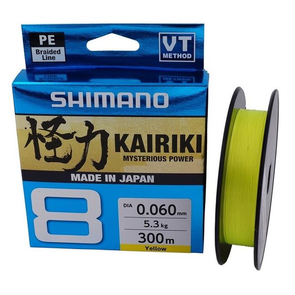 Shimano Šnúra Kairiki 8 0.060mm/5.3kg/150m Yellow