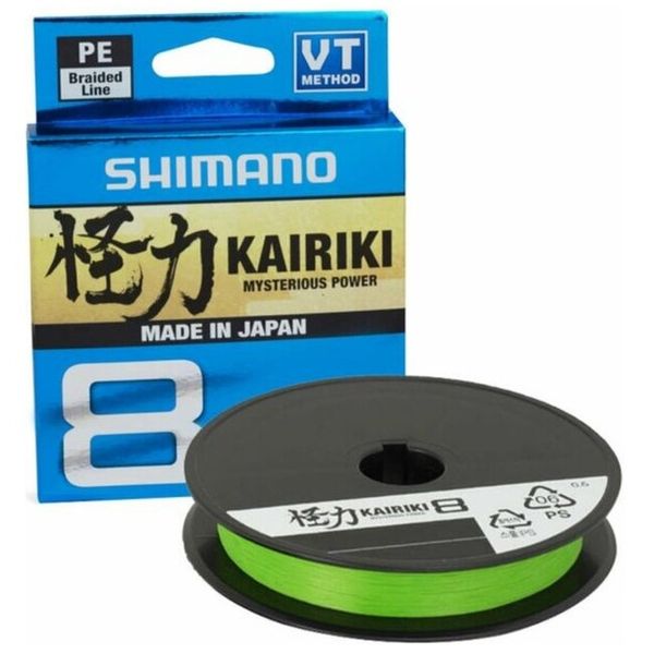Shimano Šnúra Kairiki 8 0,315mm/33,50kg/150m Mantis Green