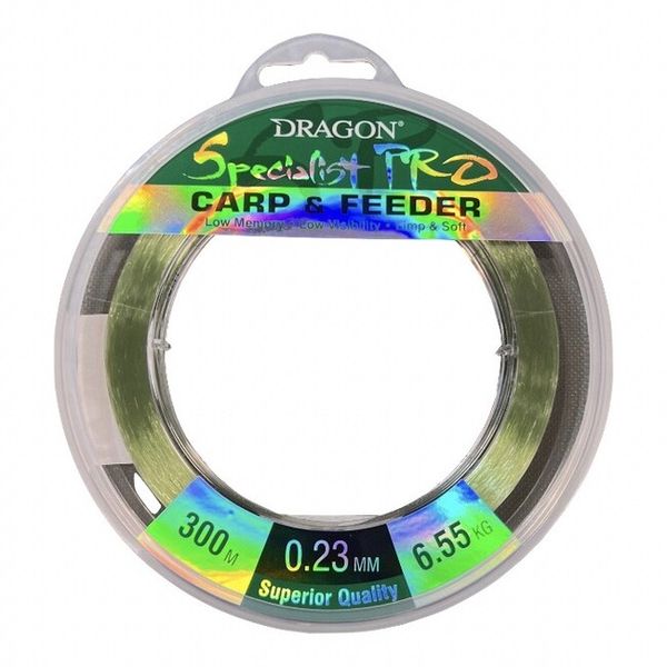 Silon Dragon Guide Specialist Carp & Feeder Zelený 0,23mm/6,55kg/300m
