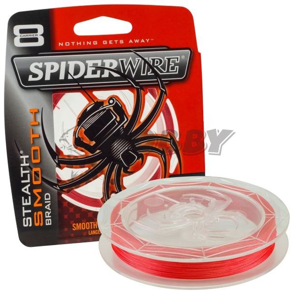 Šnúra Spiderwire Stealht Smooth 8 Červená 150m 0,12mm