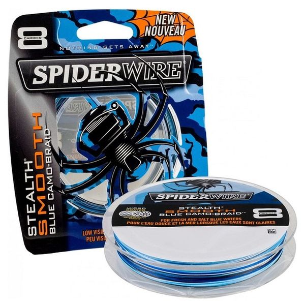 Šnúra Spiderwire STEALTH SMOOTH8 BLUE CAMO 0,10mm/9,2kg/150m