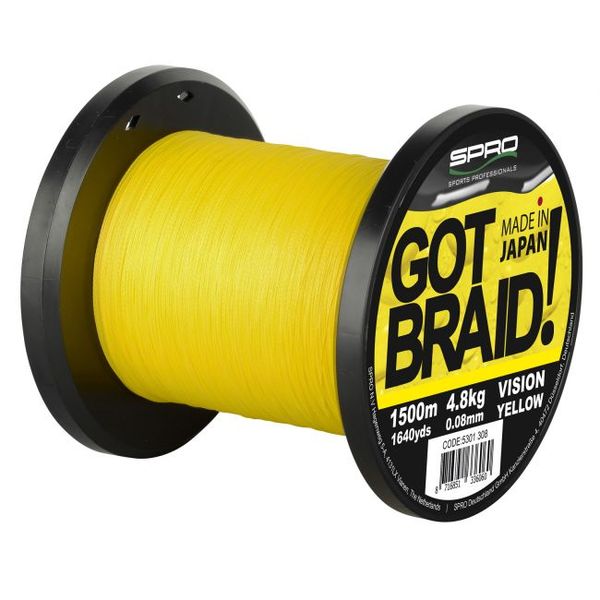 Šnúra Spro Got Braid 0,20mm/12,8kg/1m Vision Yellow