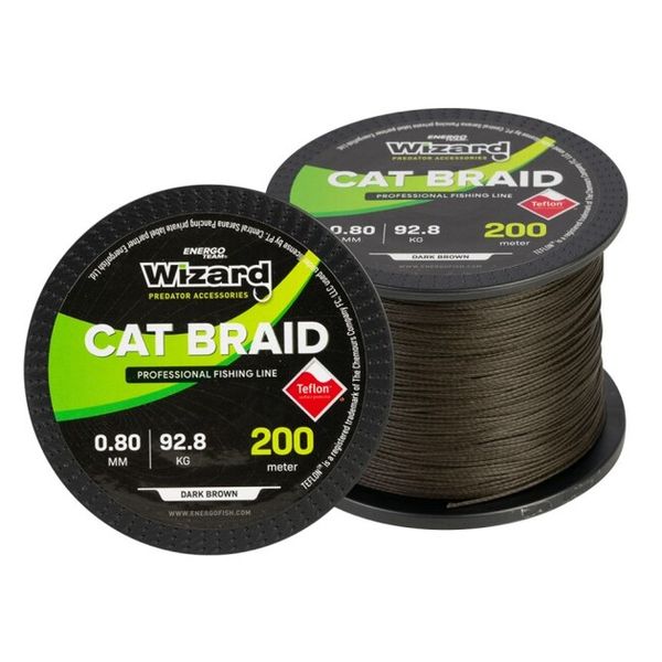 Šnúra Wizard Cat Braid 0,50 mm 55,2 kg (200m)