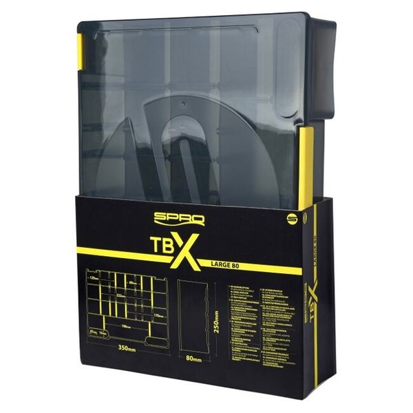 Spro Box TBX L80 Dark 35,0x25,0x8,0 cm