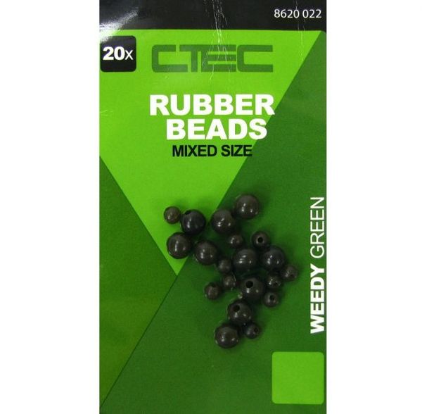 Spro C-TEC Rubber Beads Green (3,8mm+5,8mm) 20ks