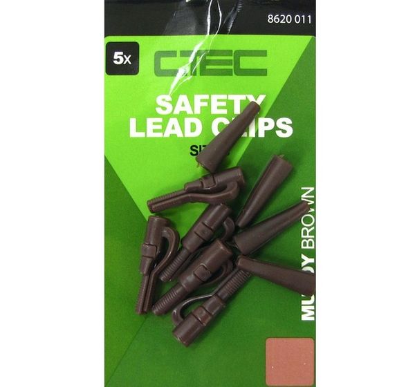Spro C-TEC Safety Clips Brown 5ks