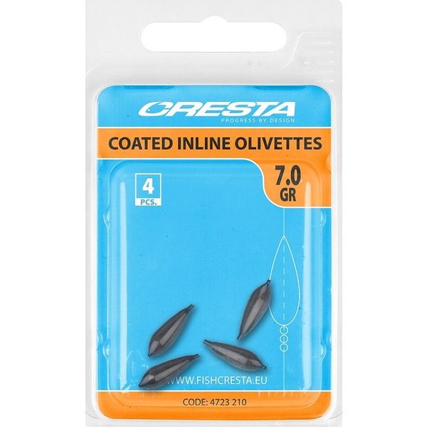 Spro Cresta Coated Inline Olivettes 2,5g 5ks