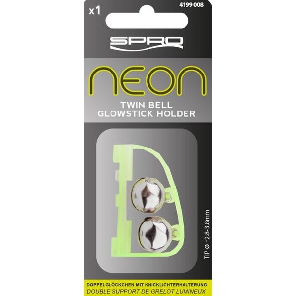 Spro Neon Twin Bell Glowstick Holder 2,8-3,8mm