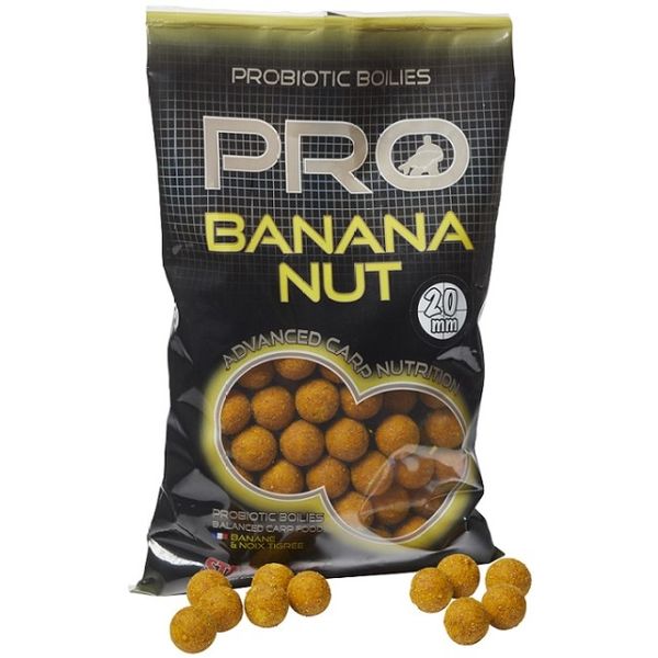 Starbaits boilies Probiotic Banana Nut 20 mm 800 g
