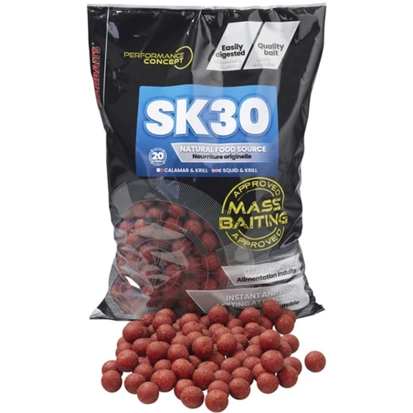 StarBaits Mass Baiting Boilies SK30 3 kg 20 mm