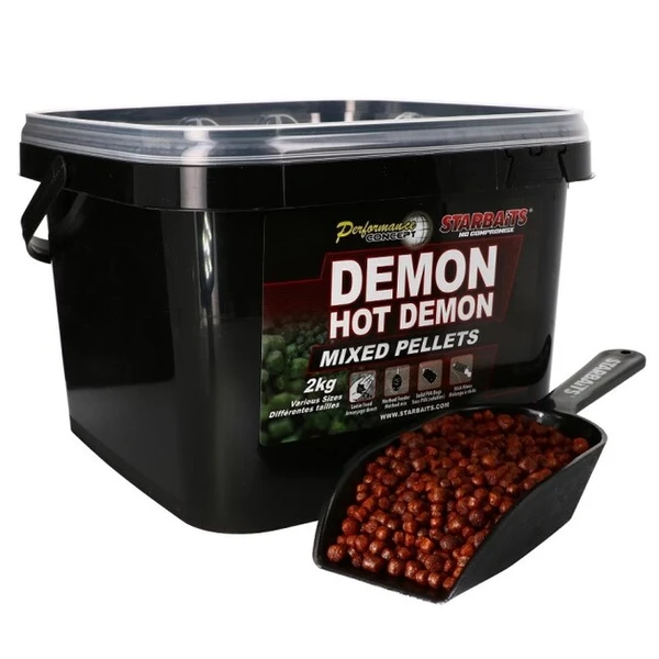 Starbaits Pelety Hot Demon Mixed 2kg