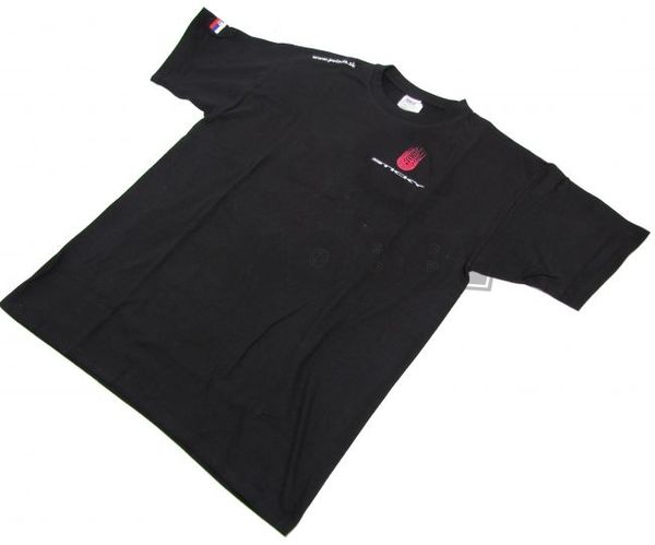 Sticky Baits Tričko Čierne S Vyšívaným Logom L
