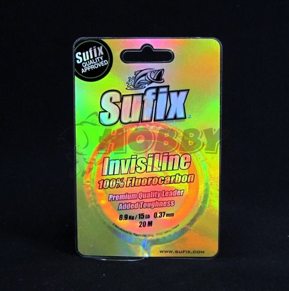 SUFIX Invisiline 100% Fluorocarbon 0.19mm/2,3kg/20m
