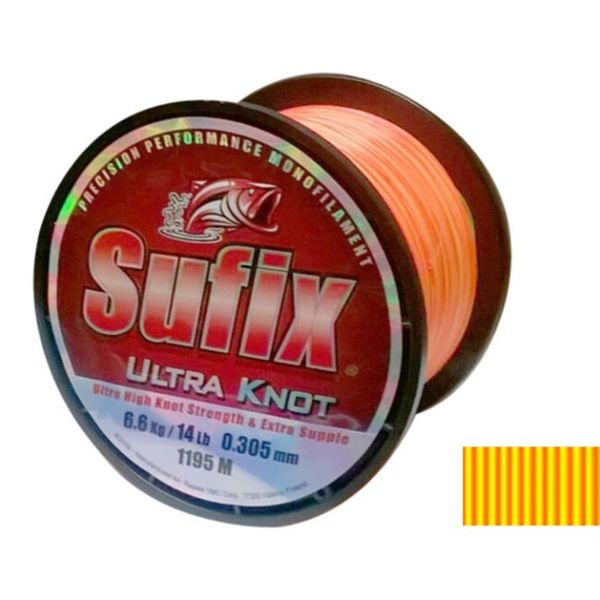Sufix Ultra Knot 1195 m/0,30 mm/7,2 kg oranžovožlltý